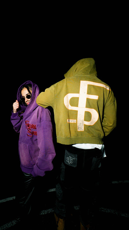 Maniac Purple Zip Up Hoodie