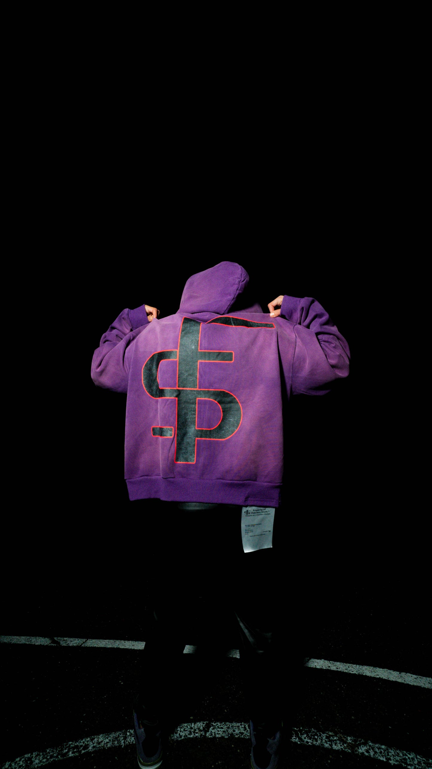 Maniac Purple Zip Up Hoodie