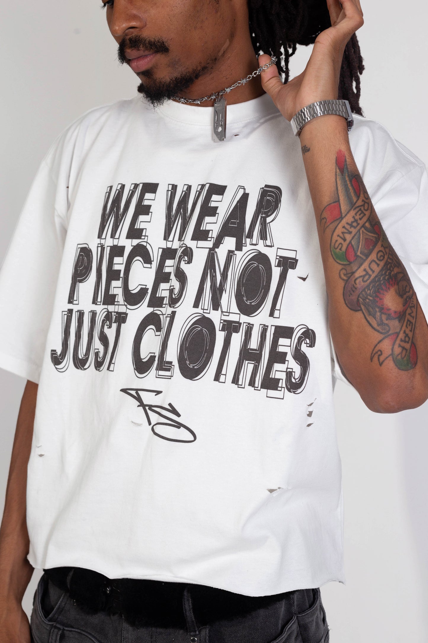 We wear pieces not just clothes Oversized Tee