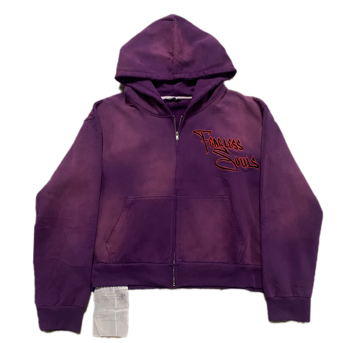 Maniac Purple Zip Up Hoodie