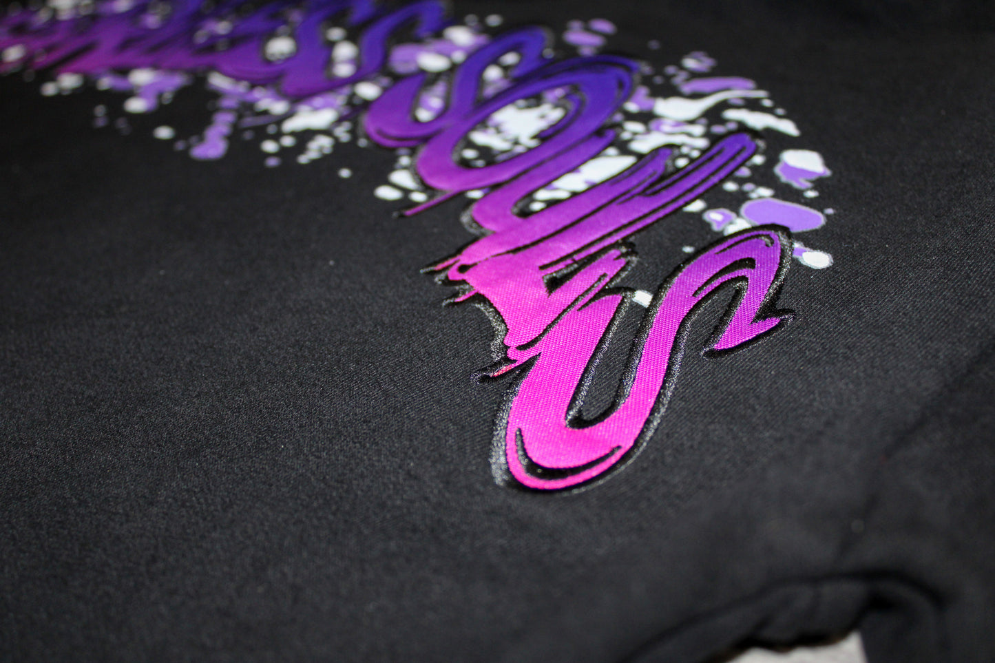 Purple Graffiti Hoodie