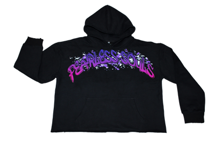 Purple Graffiti Hoodie